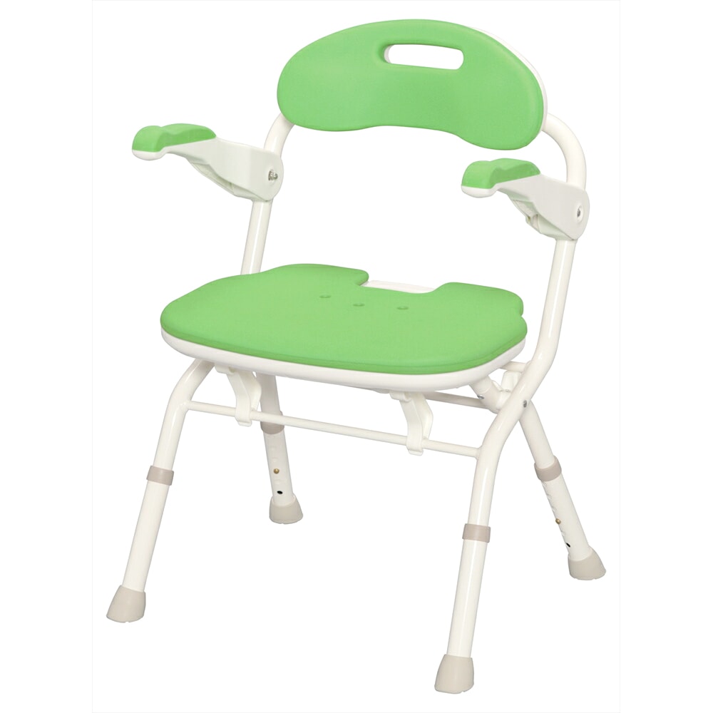 アロン化成 安寿 折りたたみシャワーベンチ FS グリーン