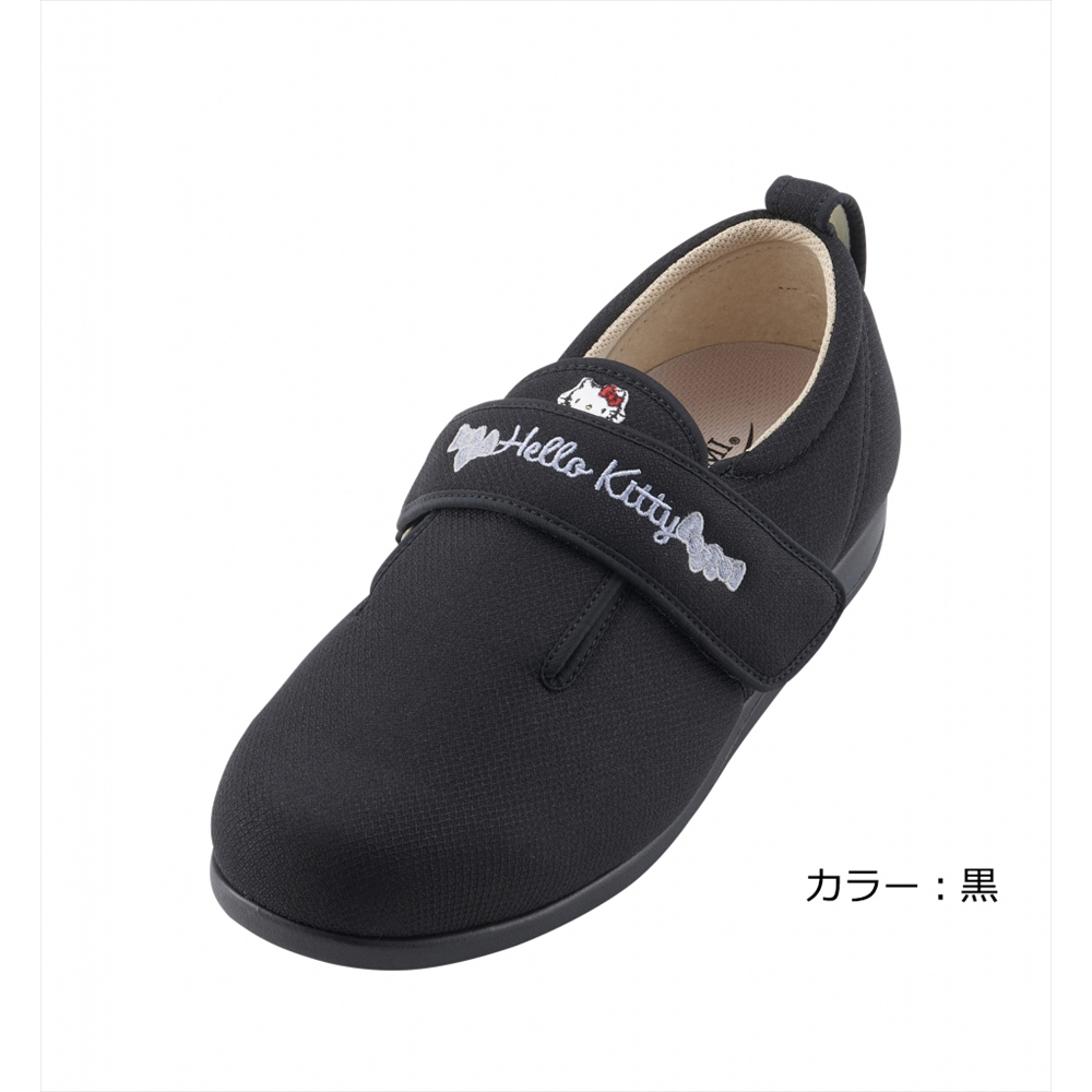 ウェルファン ダブルマジックIII 3E (ハローキティ) 黒 3L(25~25.5cm)