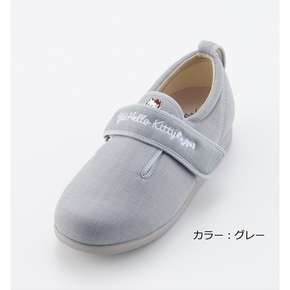 ウェルファン ダブルマジックIII 3E (ハローキティ) グレー 3L(25~25.5cm)