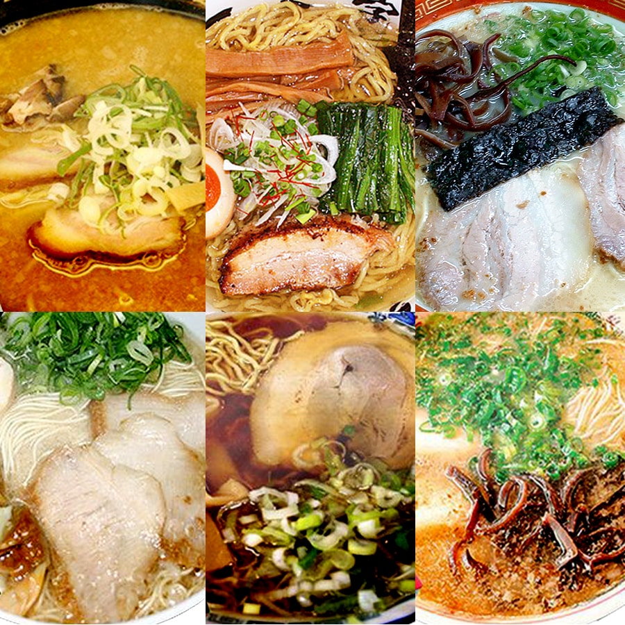 九州&北海道ご当地ラーメン6店舗12食セット