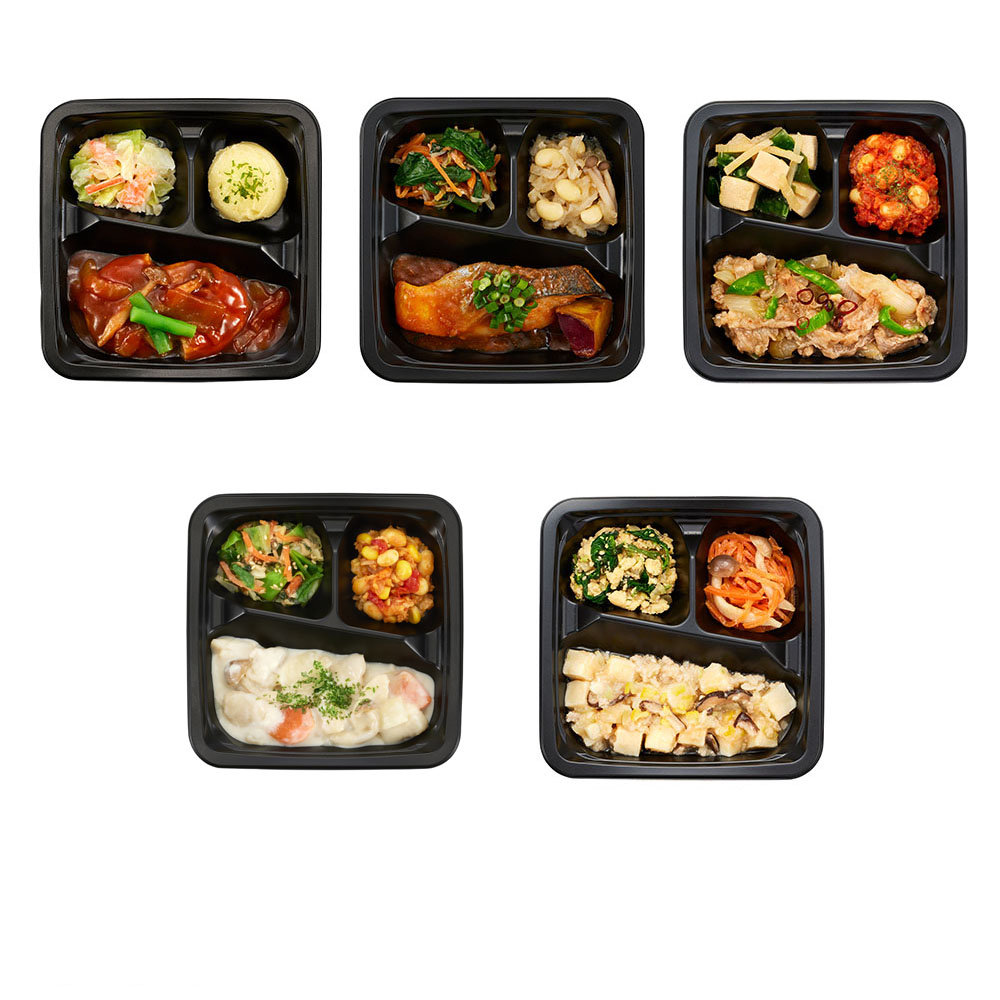 【セール対象商品】食のそよ風 国産プレミアム5食 Aセット (ブリの韓国風味噌煮、豚肉のピリ辛南蛮炒め、コクと旨味のクリームシチューなど、全5種）