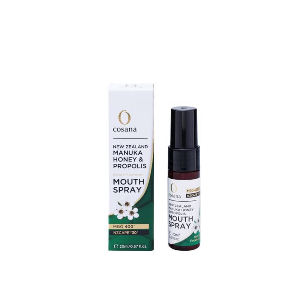 【セール対象商品】コサナ（cosana） NZ産プロポリス入りマヌカハニーMGO400+スプレー 200ml