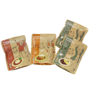素井興食品工業 カレーセラピー お試しセット（アゲアゲブレンド 1袋、ほっこりブレンド 1袋、しゃっきりブレンド 2袋）合計4袋