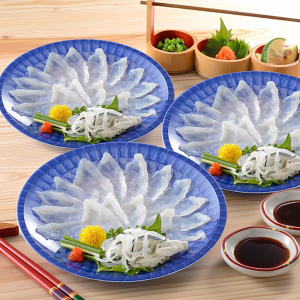 【父の日】 日高本店とらふぐ刺身小皿セット 計3皿