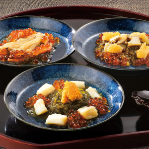 中村家 海鮮漬3種詰合せ 岩手丸 黄金海寿漬 ふかひれ松前漬 計6個