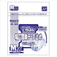 カミ商事 エルモア いちばん幅広簡単テープ止め Mサイズ 20枚