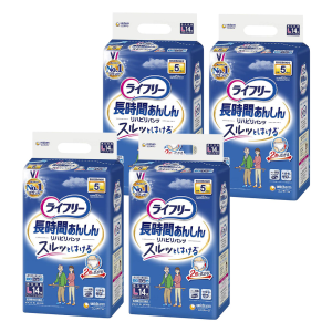 【まとめ買い割引対象】ユニ・チャーム ライフリー 長時間あんしん リハビリパンツ Lサイズ 計56枚 (14枚×4袋)