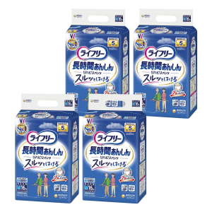 【まとめ買い割引対象】ユニ・チャーム ライフリー 長時間あんしん リハビリパンツ Mサイズ 計64枚 (16枚×4袋)