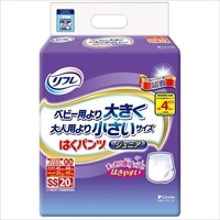 リブドゥコーポレーション リフレ はくパンツジュニア SSサイズ 20枚