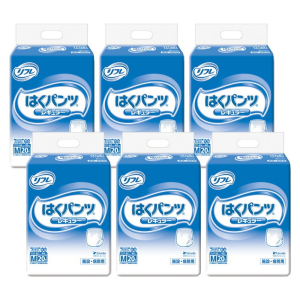 【まとめ買い割引対象】リブドゥコーポレーション リフレ はくパンツレギュラー Mサイズ 計120枚 (20枚×6袋)