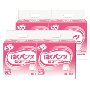 【まとめ買い割引対象】リブドゥコーポレーション リフレ はくパンツレギュラー Sサイズ 計88枚 (22枚×4袋)