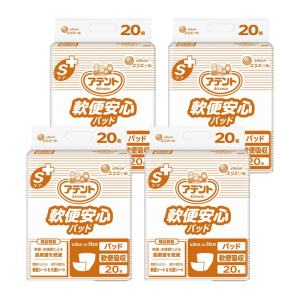 大王製紙 アテント Sケア 軟便安心パッド 20枚 ×4袋（合計80枚）