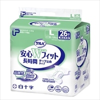 白十字 ＰＵサルバ 安心Ｗフィット テープ止めタイプ Lサイズ 26枚
