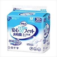 白十字 ＰＵサルバ 安心Ｗフィット テープ止めタイプ Mサイズ 30枚
