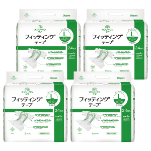 【まとめ買い割引対象】光洋 ディスパース オンリーワンケア フィッティング テープ L 計96枚（24枚×4袋）