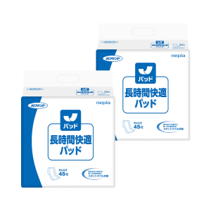 王子ネピア ネピアテンダー 長時間快適パッド 計90枚 (45枚×2袋)