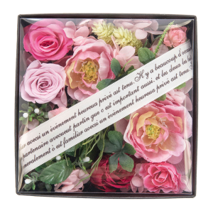 【母の日】 プリザーブドフラワー＆造花 フラワーBOX マメールレーヴ