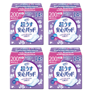 リブドゥコーポレーション リフレ 超うす安心パッド 200cc 羽なし 14枚×4袋（合計56枚）