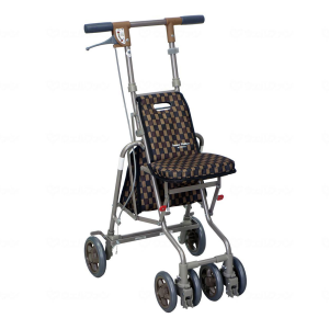 【期間限定価格】島製作所 サニーウォーカーAW-III Bブラウン シルバーカー