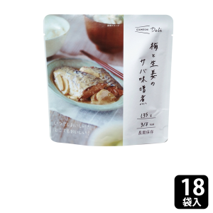 杉田エース イザメシDeli 梅と生姜のサバ味噌煮18袋セット