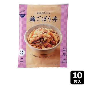 杉田エース イザメシ 素材を活かした鶏ごぼう丼10袋セット