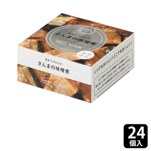 杉田エース イザメシCAN 骨までやわらかさんまの味噌煮24缶セット