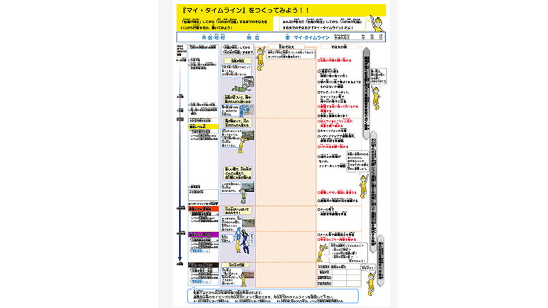 マイ・タイムライン作成シート