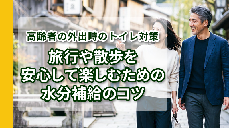 高齢者の外出時のトイレ対策｜安心して出かけるためのコツ