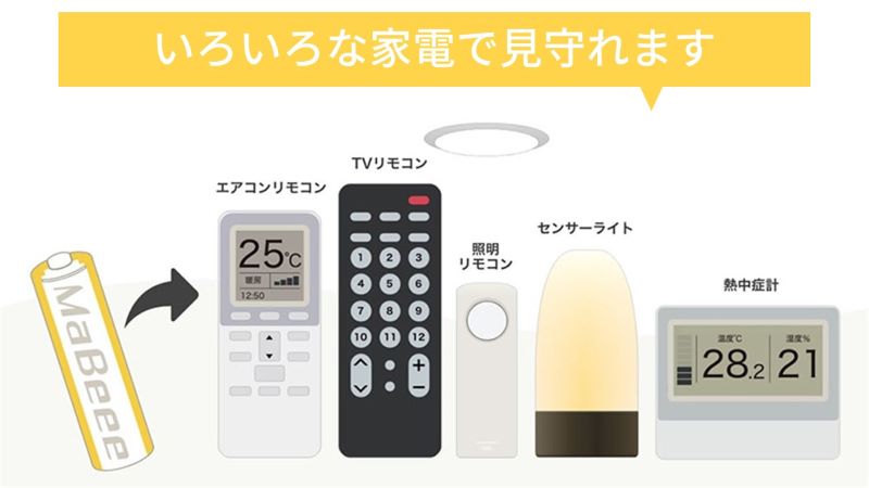 対応する家電の種類